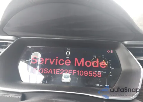 2015 Tesla Model S from USA, damaged, VIN 5YJSA1E22FF109558